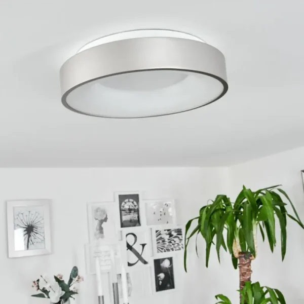 hofstein Plafonnier Playas LED Argenté, Blanc, 1 lumière* Lampes Modernes