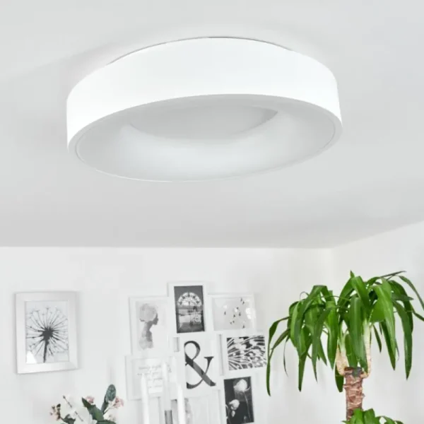 hofstein Plafonnier Playas LED Blanc, 1 lumière* Lampes Modernes