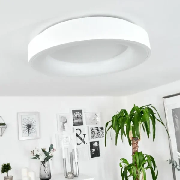 hofstein Plafonnier Playas LED Blanc, 1 lumière* Lampes Modernes