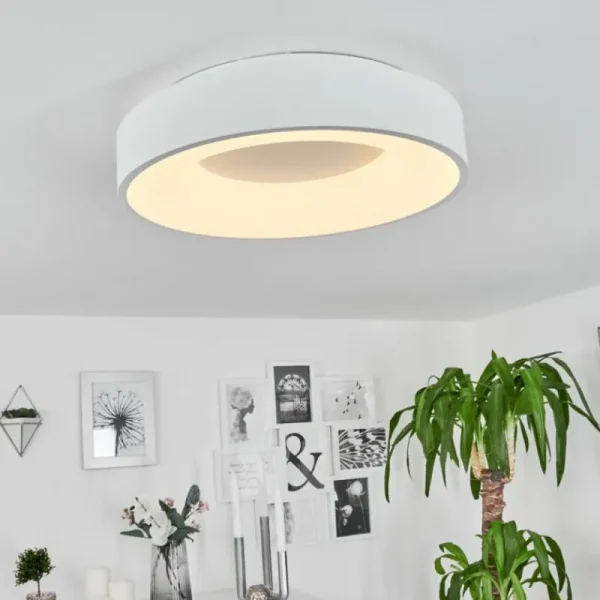 hofstein Plafonnier Playas LED Blanc, 1 lumière* Lampes Modernes