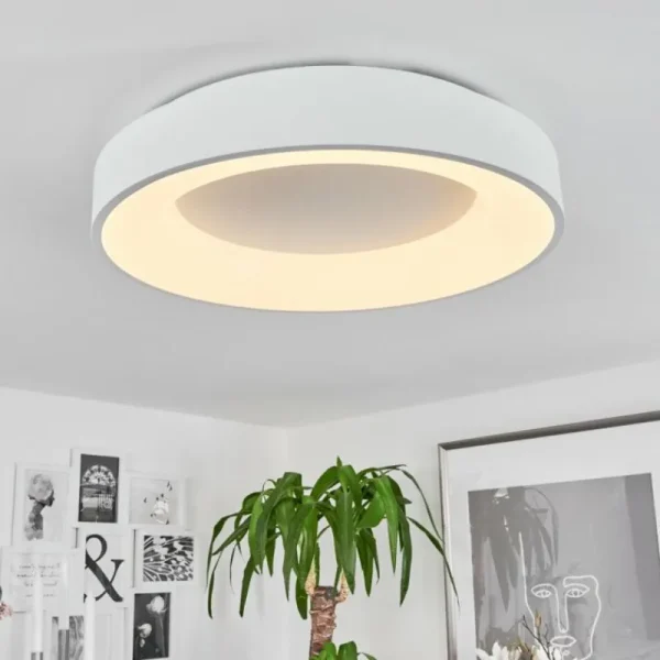 hofstein Plafonnier Playas LED Blanc, 1 lumière* Lampes Modernes