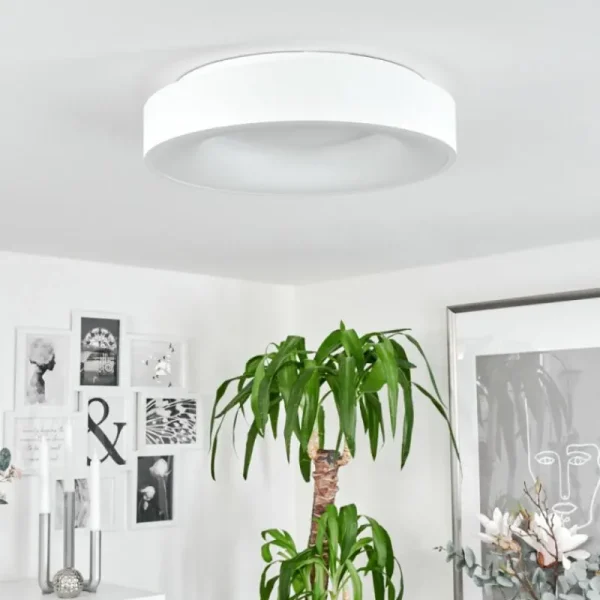 hofstein Plafonnier Playas LED Blanc, 1 lumière* Lampes Modernes