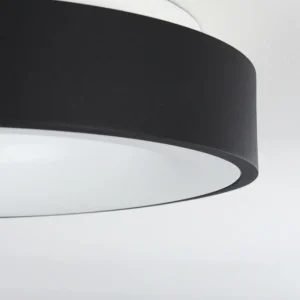hofstein Plafonnier Playas LED Noir, Blanc, 1 lumière* Lampes Modernes