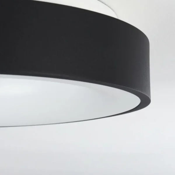 hofstein Plafonnier Playas LED Noir, Blanc, 1 lumière* Lampes Modernes