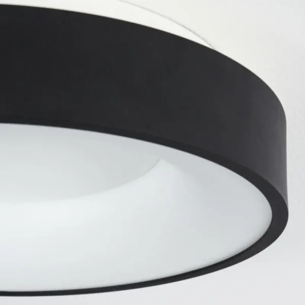 hofstein Plafonnier Playas LED Noir, Blanc, 1 lumière* Lampes Modernes