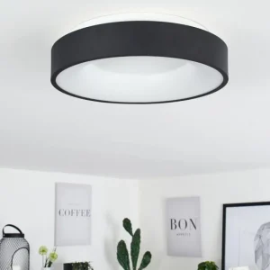 hofstein Plafonnier Playas LED Noir, Blanc, 1 lumière* Lampes Modernes