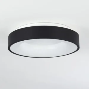 hofstein Plafonnier Playas LED Noir, Blanc, 1 lumière* Lampes Modernes