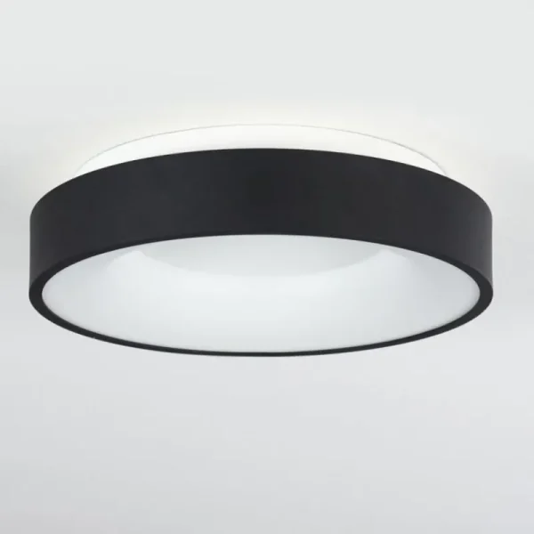 hofstein Plafonnier Playas LED Noir, Blanc, 1 lumière* Lampes Modernes
