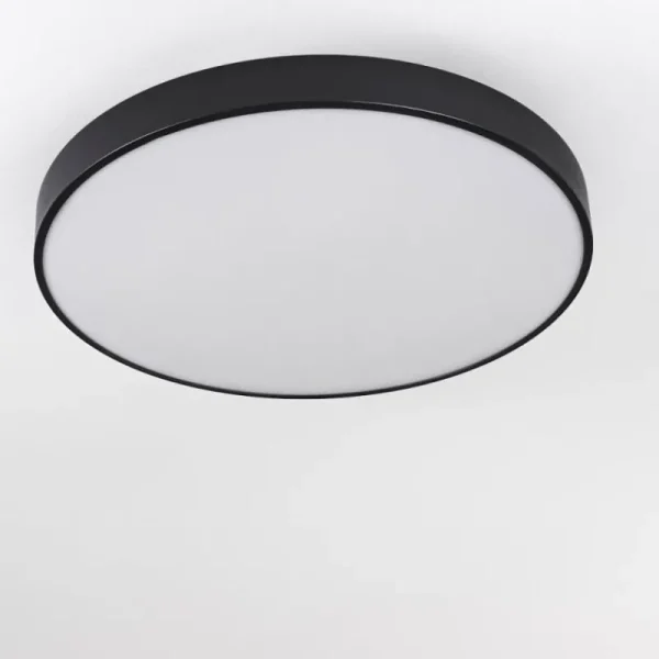 hofstein Plafonnier Plovdiv LED Blanc, 1 lumière, Télécommandes* Lampes Modernes