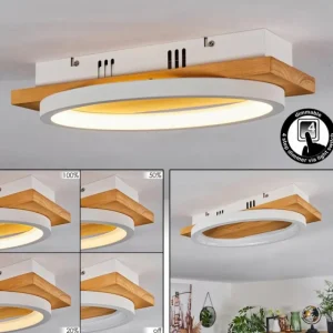 hofstein Plafonnier Pompu LED Écru, 1 lumière* Lampes Modernes