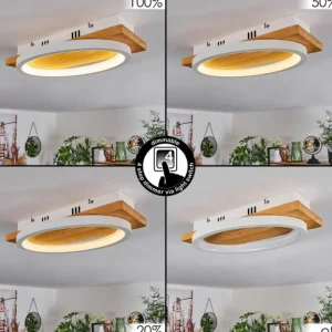 hofstein Plafonnier Pompu LED Écru, 1 lumière* Lampes Modernes