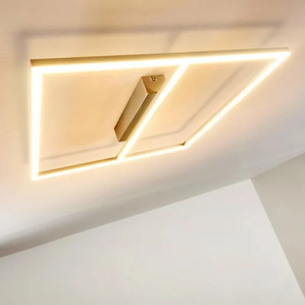 hofstein Plafonnier Rauma LED Nickel mat, 1 lumière* Lampes Modernes