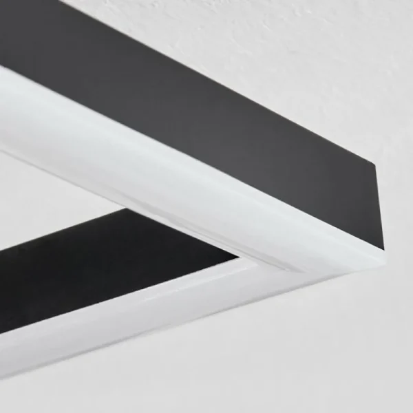 hofstein Plafonnier Reboleiro LED Noir, 3 lumières* Lampes Modernes