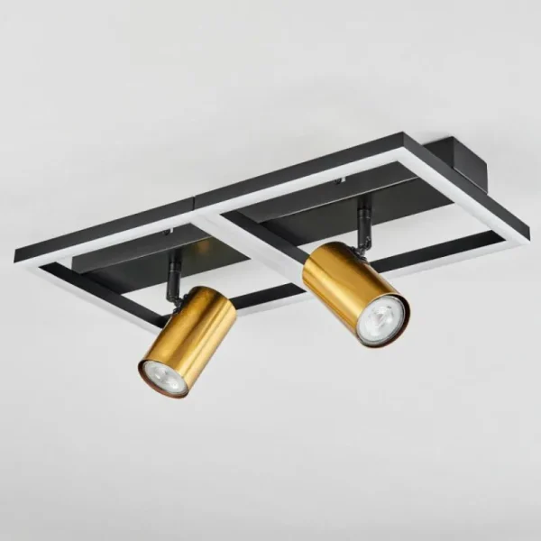 hofstein Plafonnier Reboleiro LED Noir, 3 lumières* Lampes Modernes