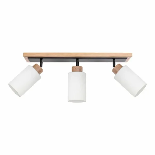 hofstein Plafonnier Represita Bois clair, 3 lumières* Lampes Modernes
