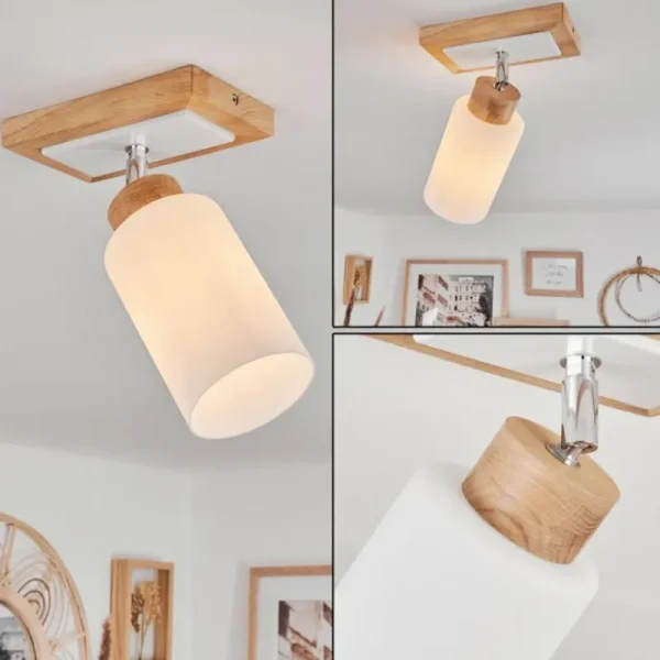 hofstein Plafonnier Represita Écru, Blanc, 1 lumière* Lampes Modernes