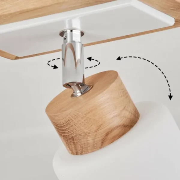 hofstein Plafonnier Represita Écru, Blanc, 1 lumière* Lampes Modernes
