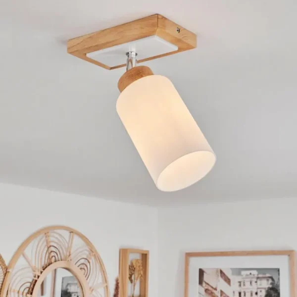 hofstein Plafonnier Represita Écru, Blanc, 1 lumière* Lampes Modernes