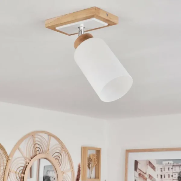 hofstein Plafonnier Represita Écru, Blanc, 1 lumière* Lampes Modernes