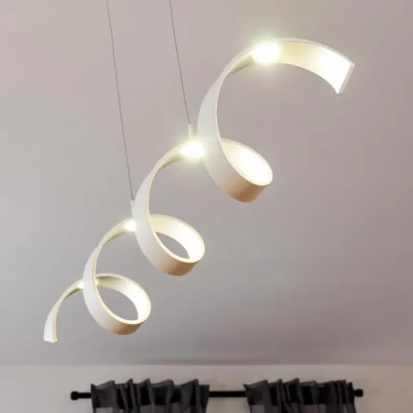hofstein Plafonnier Rezat LED Blanc, 1 lumière* Lampes Modernes