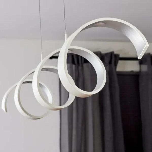 hofstein Plafonnier Rezat LED Blanc, 1 lumière* Lampes Modernes