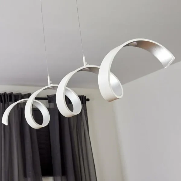hofstein Plafonnier Rezat LED Blanc, 1 lumière* Lampes Modernes