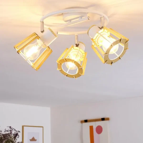 hofstein Plafonnier Rieti Blanc, 3 lumières* Lampes Modernes