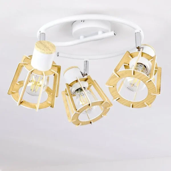 hofstein Plafonnier Rieti Blanc, 3 lumières* Lampes Modernes