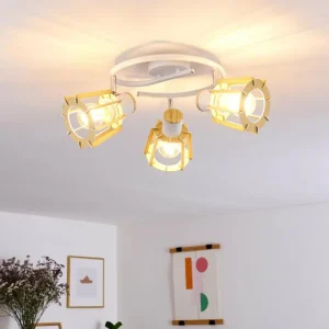 hofstein Plafonnier Rieti Blanc, 3 lumières* Lampes Modernes
