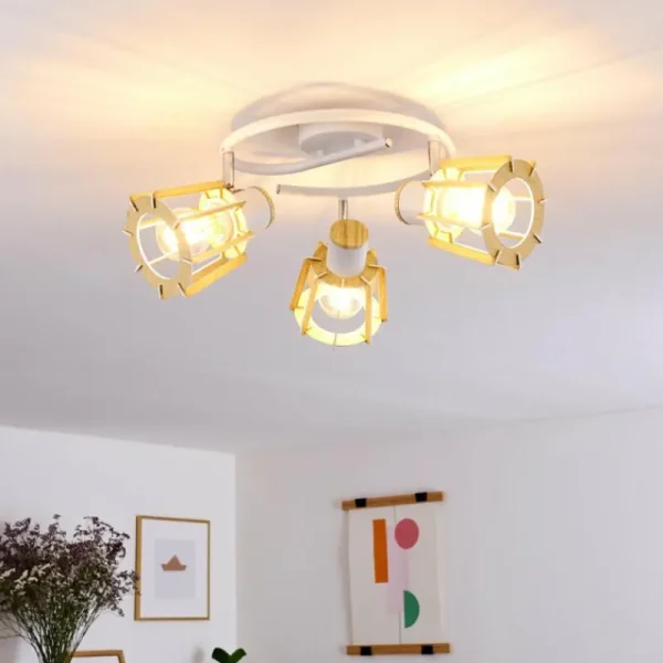 hofstein Plafonnier Rieti Blanc, 3 lumières* Lampes Modernes