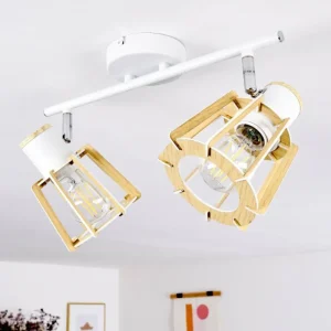 hofstein Plafonnier Rieti Blanc, 2 lumières* Lampes Modernes