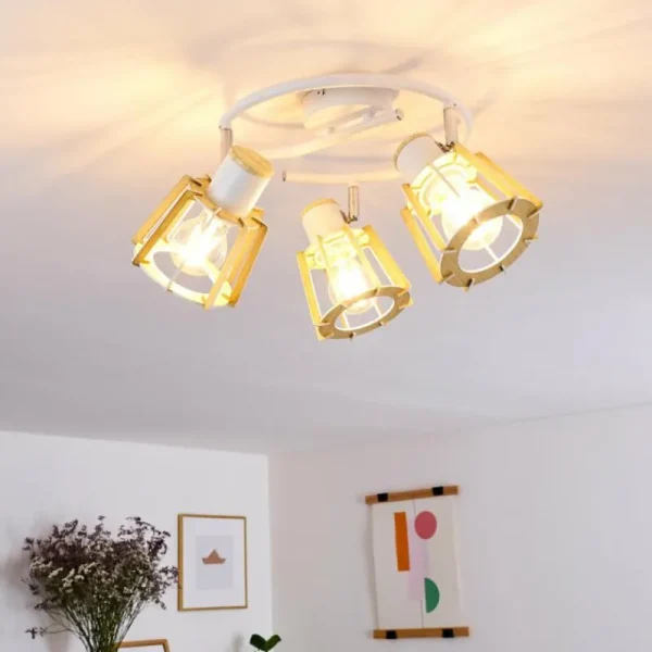 hofstein Plafonnier Rieti Blanc, 3 lumières* Lampes Modernes