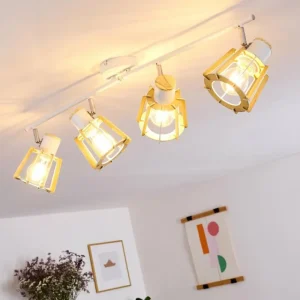 hofstein Plafonnier Rieti Blanc, 4 lumières* Lampes Modernes