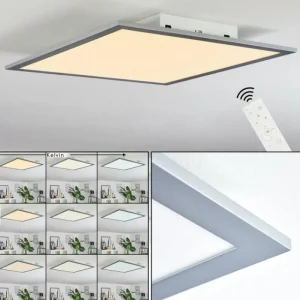 hofstein Plafonnier Ringuelet LED Blanc, 1 lumière, Télécommandes* Lampes Modernes