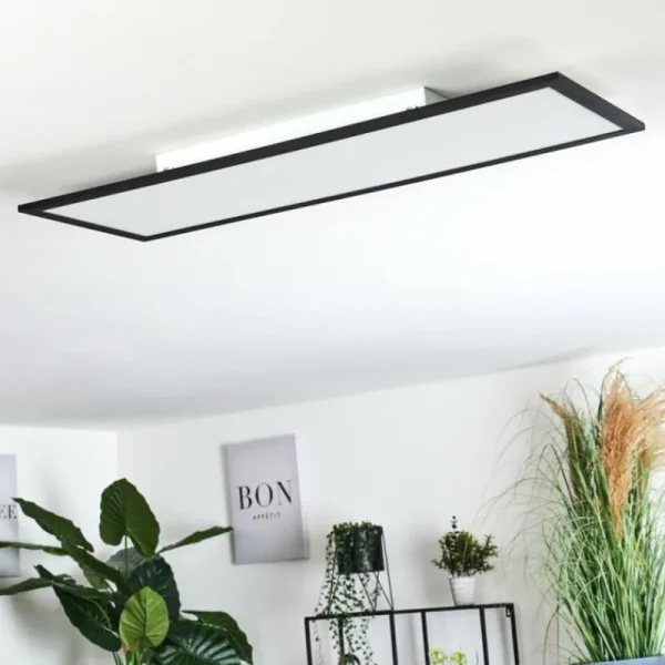hofstein Plafonnier Ringuelet LED Blanc, 1 lumière, Télécommandes* Lampes Modernes