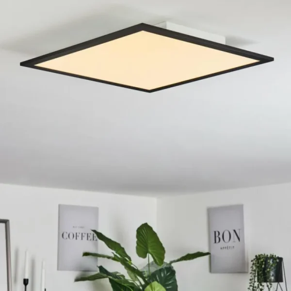 hofstein Plafonnier Ringuelet LED Blanc, 1 lumière, Télécommandes* Lampes Modernes