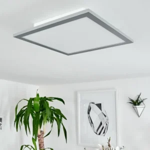 hofstein Plafonnier Ringuelet LED Blanc, 1 lumière, Télécommandes* Lampes Modernes