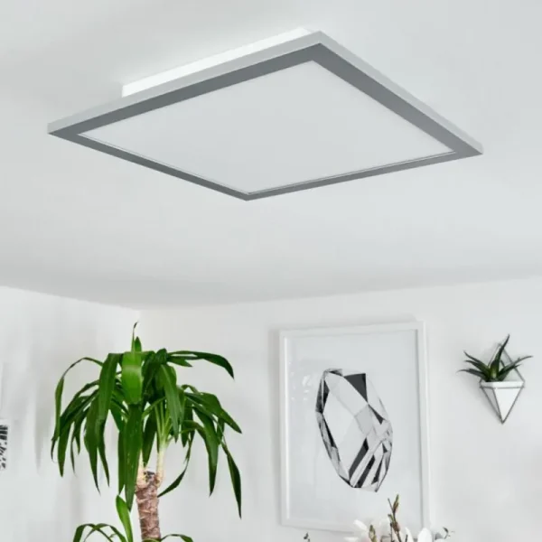 hofstein Plafonnier Ringuelet LED Blanc, 1 lumière, Télécommandes* Lampes Modernes