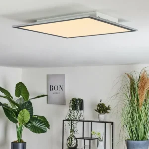 hofstein Plafonnier Ringuelet LED Blanc, 1 lumière, Télécommandes* Lampes Modernes