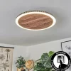 hofstein Plafonnier Rocha LED Brun, Couleur bois, Noir, 1 lumière* Lampes Modernes