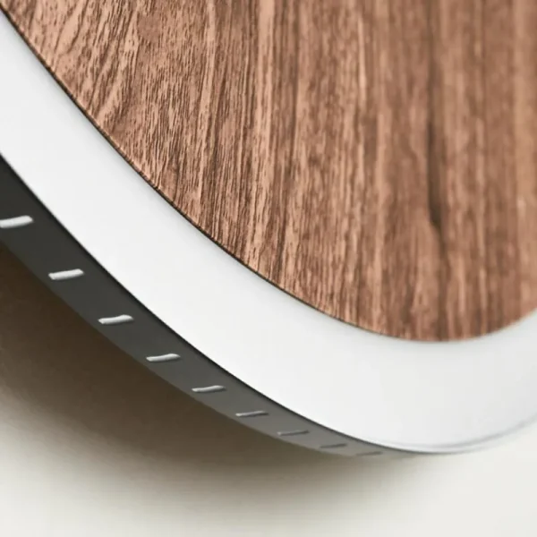 hofstein Plafonnier Rocha LED Brun, Couleur bois, Noir, 1 lumière* Lampes Modernes