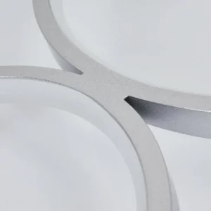 hofstein Plafonnier Rodekro LED Nickel mat, 1 lumière* Lampes Modernes