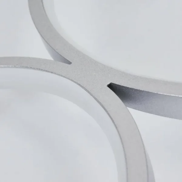 hofstein Plafonnier Rodekro LED Nickel mat, 1 lumière* Lampes Modernes
