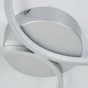 hofstein Plafonnier Rodekro LED Nickel mat, 1 lumière* Lampes Modernes