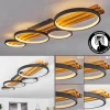 hofstein Plafonnier Rodekro LED Noir, 1 lumière* Lampes Modernes