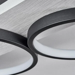 hofstein Plafonnier Rodekro LED Noir, Blanc, 1 lumière* Lampes Modernes