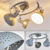 hofstein Plafonnier Ronia Gris, 3 lumières* Lampes Modernes