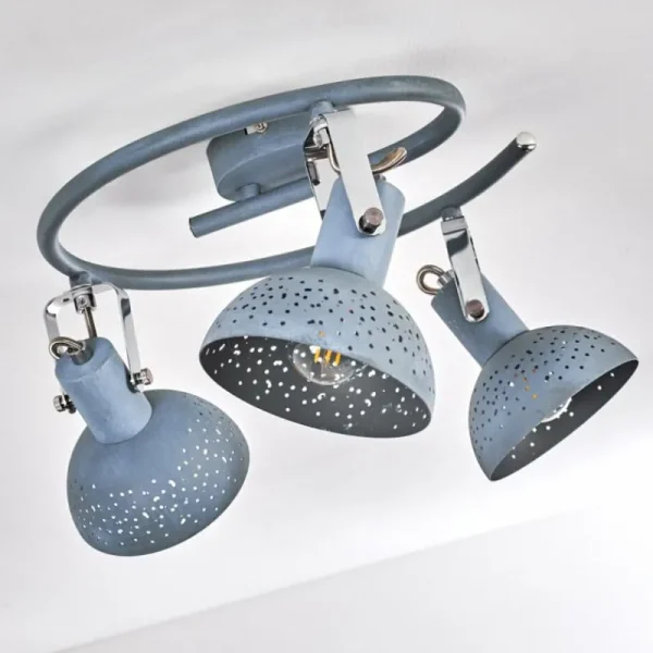 hofstein Plafonnier Ronia Gris, 3 lumières* Lampes Modernes