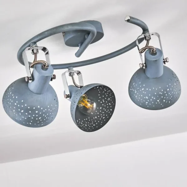 hofstein Plafonnier Ronia Gris, 3 lumières* Lampes Modernes