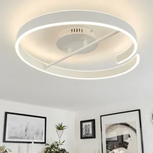 hofstein Plafonnier Rosemond LED Blanc, 1 lumière* Lampes Modernes